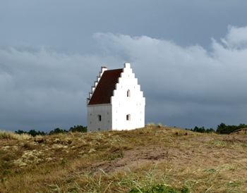 This photo of the remote sunken church at Skagen, Northern Jutland in Denmark was taken by an unidentified photographer from the Netherlands.